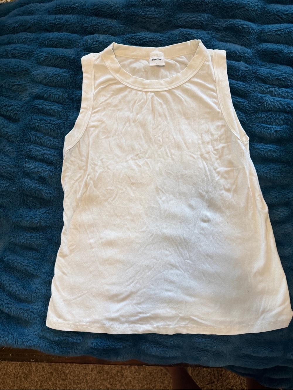 Women’s White Sleeveless Tank Top - Unbranded